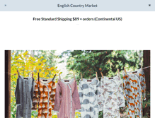 Tablet Screenshot of englishcountrymarket.com